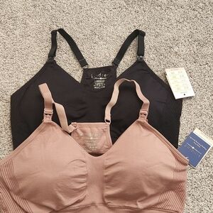 Kindred Bravely Black and Tan Everyday Bras(2 Pack)